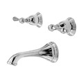 Newport Brass Tub Faucet, Polished Chrome, Wall 3-855/26